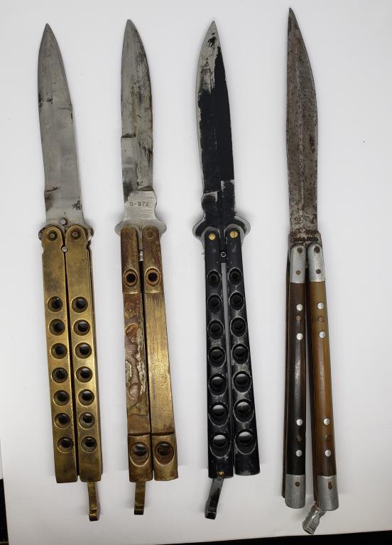 (4) VTG BUTTERFLY KNIVES (1 of 9)