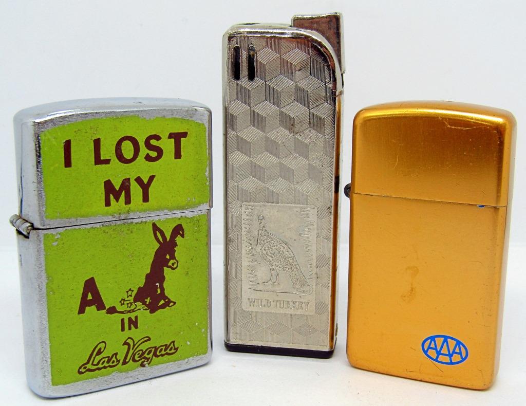 (3) VTG LIGHTERS: WILD TURKEY, (1 of 3)