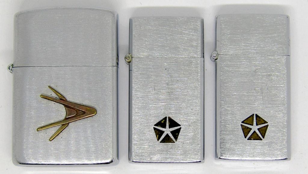 (2) Vtg Chrysler Advertising Cigarette Lighter (1 of 4)