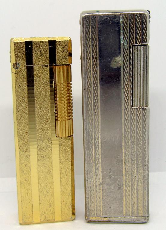 (2) COLIBRI VTG LIGHTERS, SILVER & GOLD TONE (1 of 3)