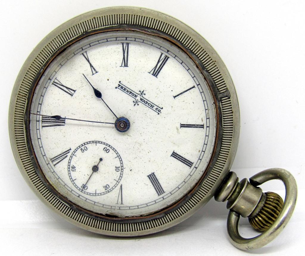 TRENTON WATCH CO. POCKETWATCH; (1 of 3)