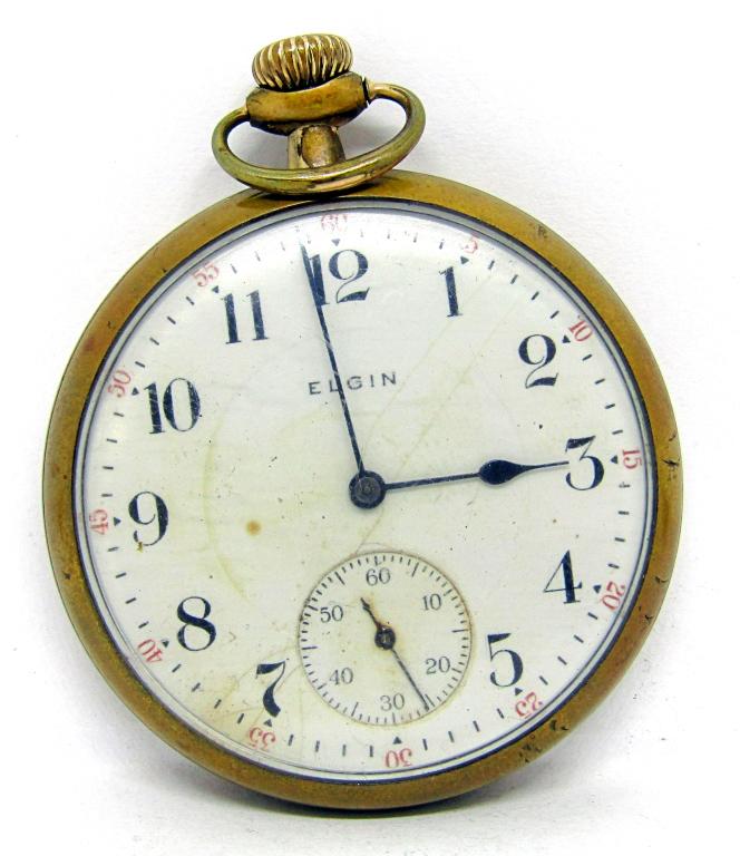 ELGIN POCKETWATCH GRADE:291 (1 of 3)