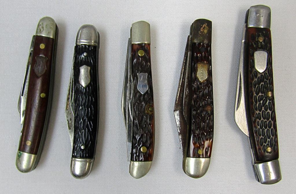 (5) Vintage Pocket Knives Variety Brands (1 of 3)