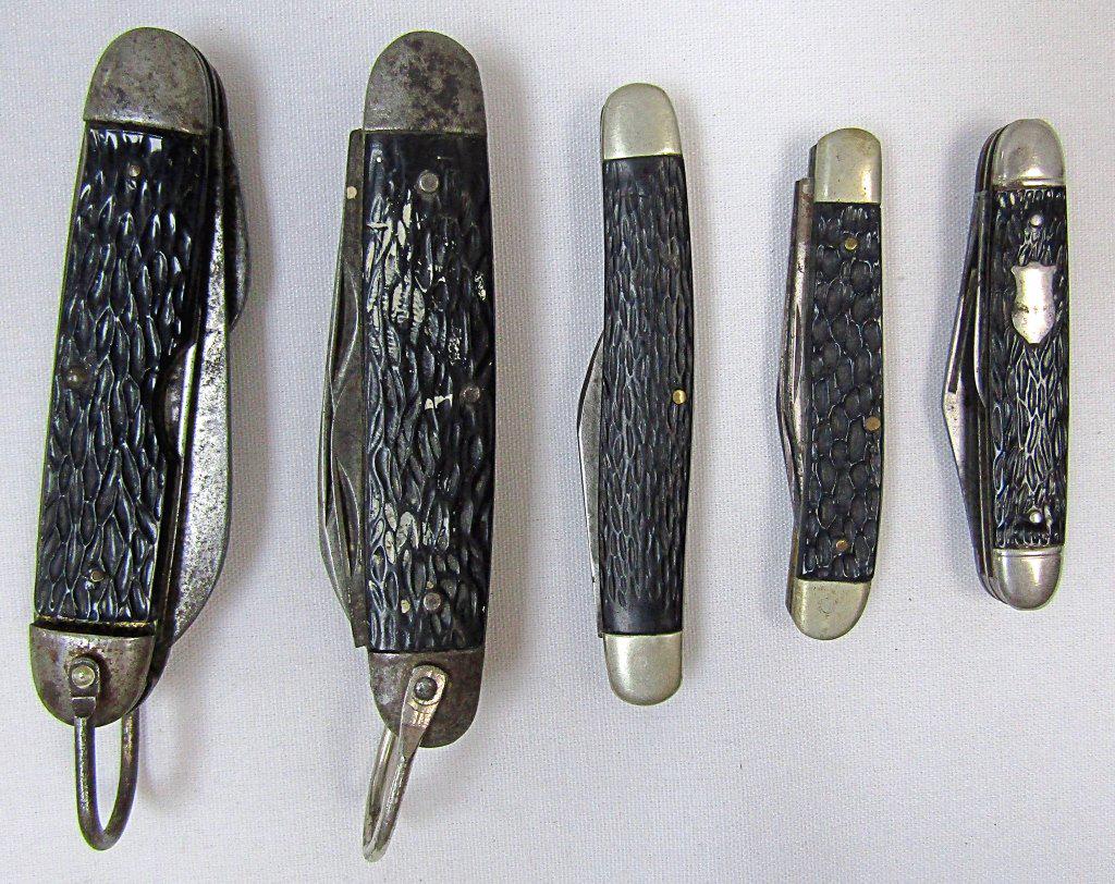 (5) Vintage Various Brands Pocket Knives (1 of 3)