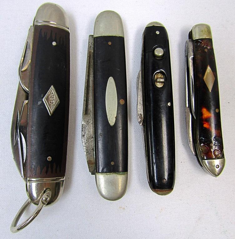 (4) Various Vintage Brands Pocket Knives (1 of 3)
