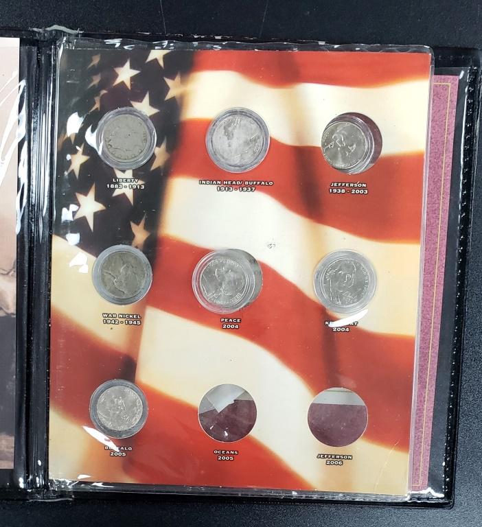100 Years of US Nickels Folder (1 of 3)
