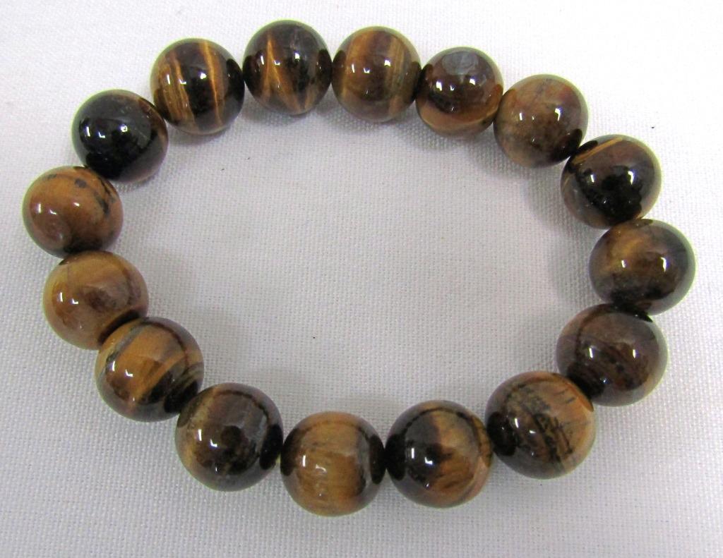 TIGER NECKLACE w/BLING BEADS & BRACELET (1 of 4)