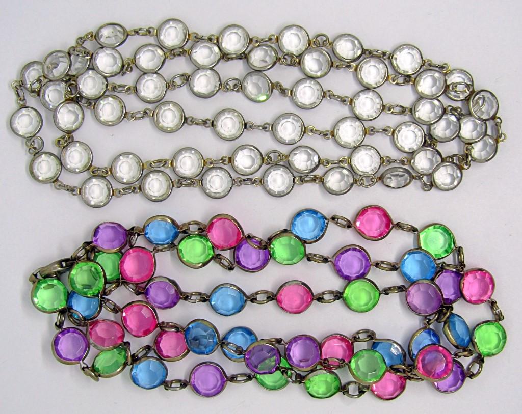 2 LONG VINTAGE BEADED NECKLACES! (1 of 2)