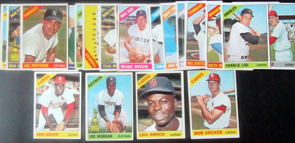 (24) 1966 TOPPS BASEBALL STARS & SEMI STARS (1 of 2)