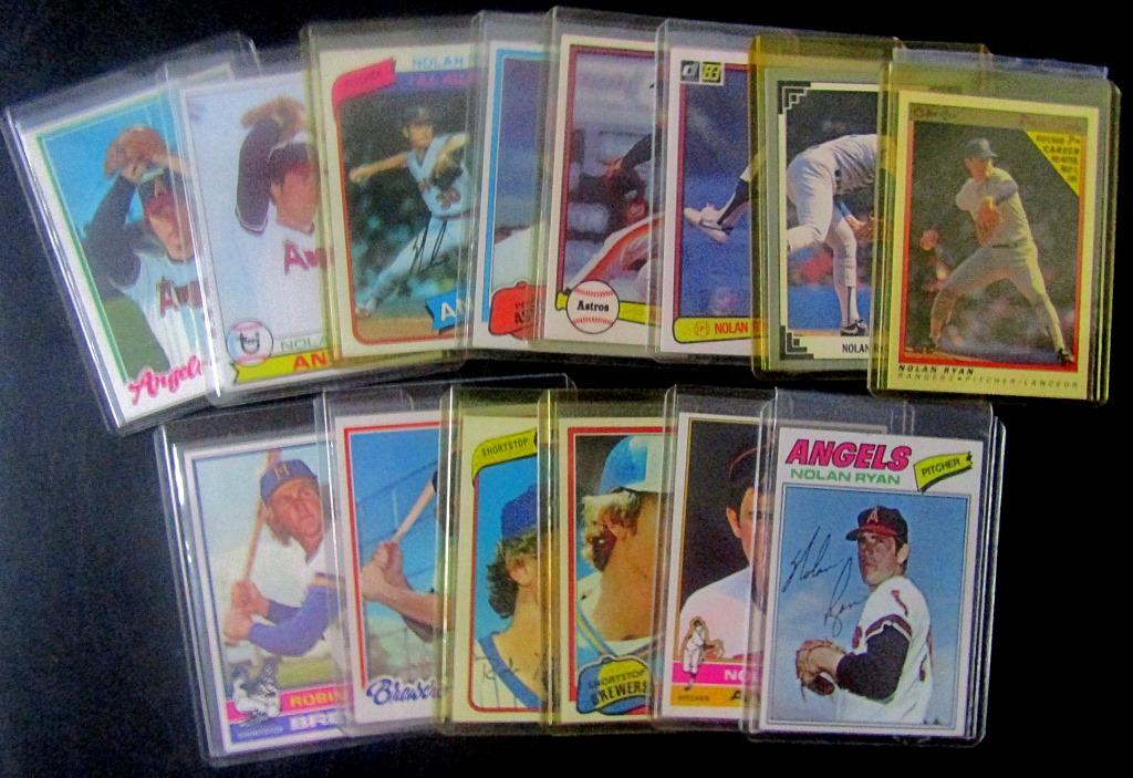 10-NOLAN RYAN & 4 ROBIN YOUNT CARDS (1 of 1)
