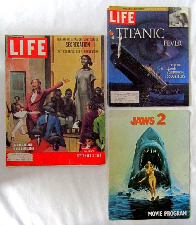 (2) LIFE MAGAZINE 1956 A SLAVE AUCTION & (1 of 5)