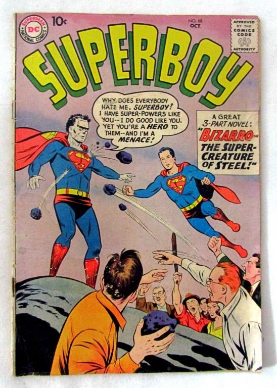 1958 DC #68 SUPERBOY COMIC (1 of 2)