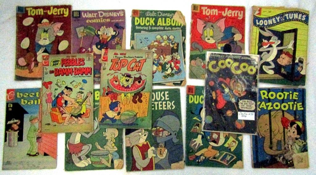 (9) DELL & (3) CHARLTON EARLY DATE COMICS (1 of 14)