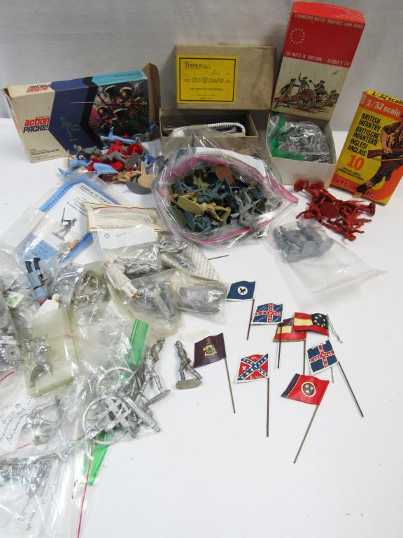 CAST & PLASTIC SOLDIER / EQUIPMENT LOT (1 of 8)