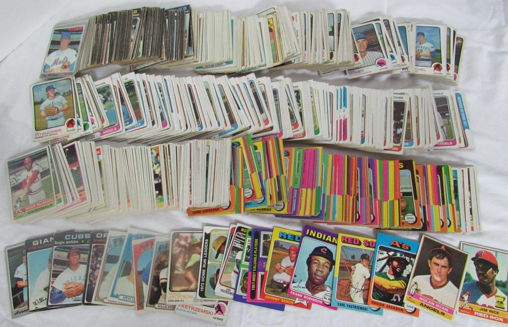 1970-1976 TOPPS BASEBALL LOT - LOADED w/STARS (1 of 5)