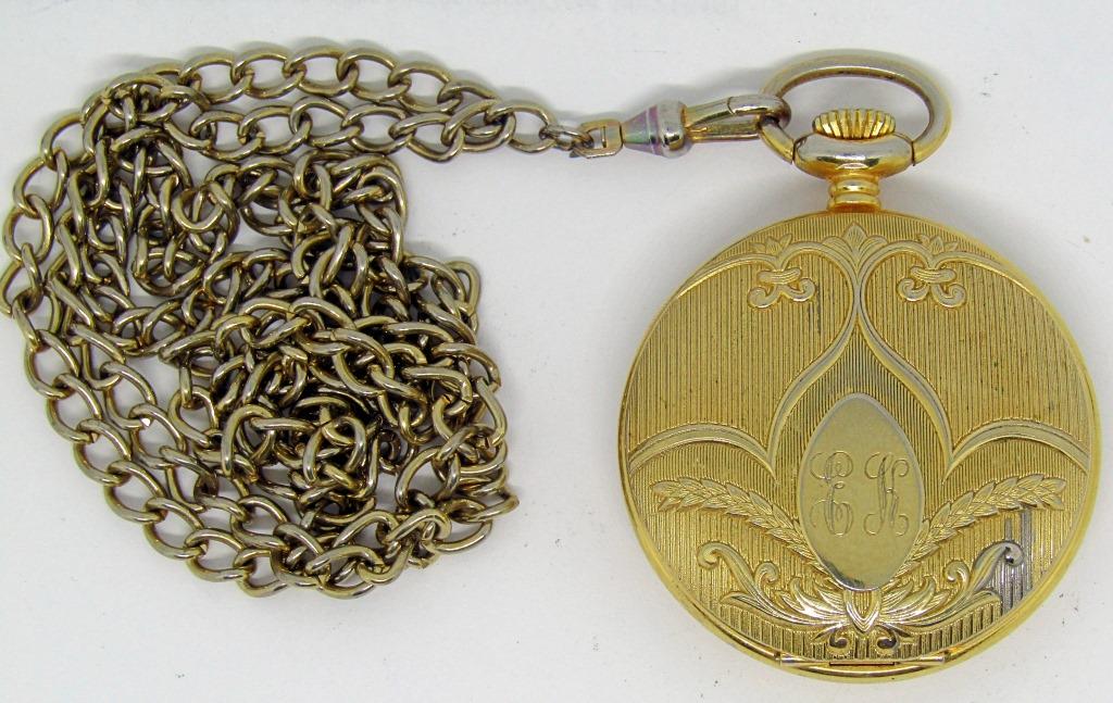 Vintage Pencron 17 Jewels Incabloc Pocket Watch