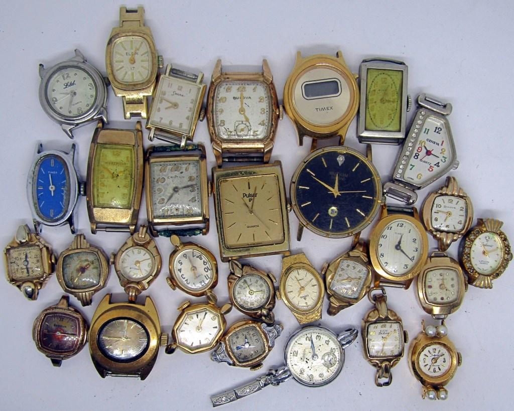 (30) LADIES WATCH FACES - VARIOUS BRANDS (1 of 2)