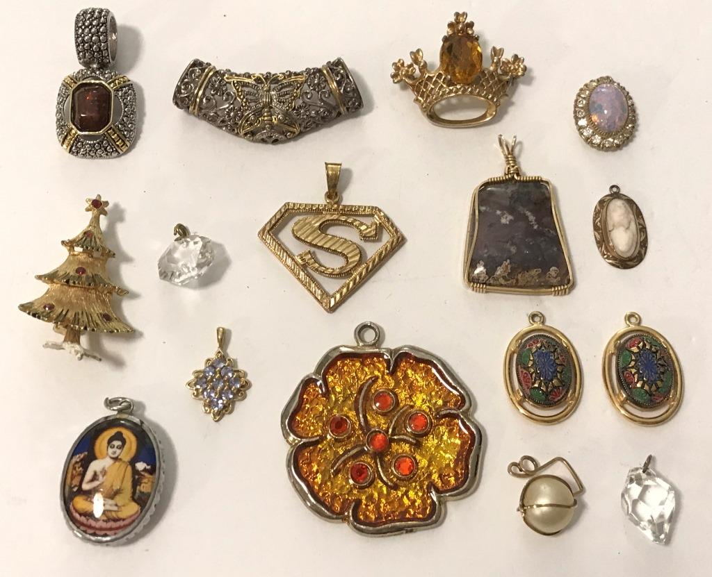 PENDANT LOT OF 16 (1 of 2)