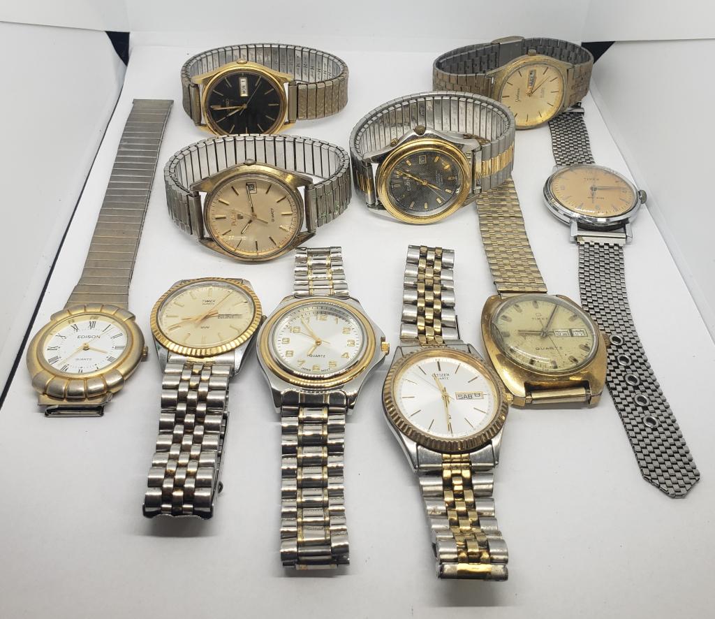 10-MEN'S FASHION WRISTWATCHES (1 of 18)