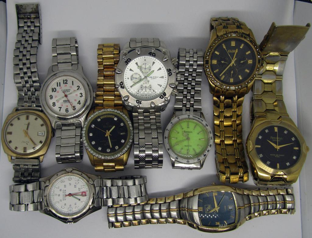 9-MEN'S WRISTWATCHES: (1)CHRONOGRAPH (1 of 2)