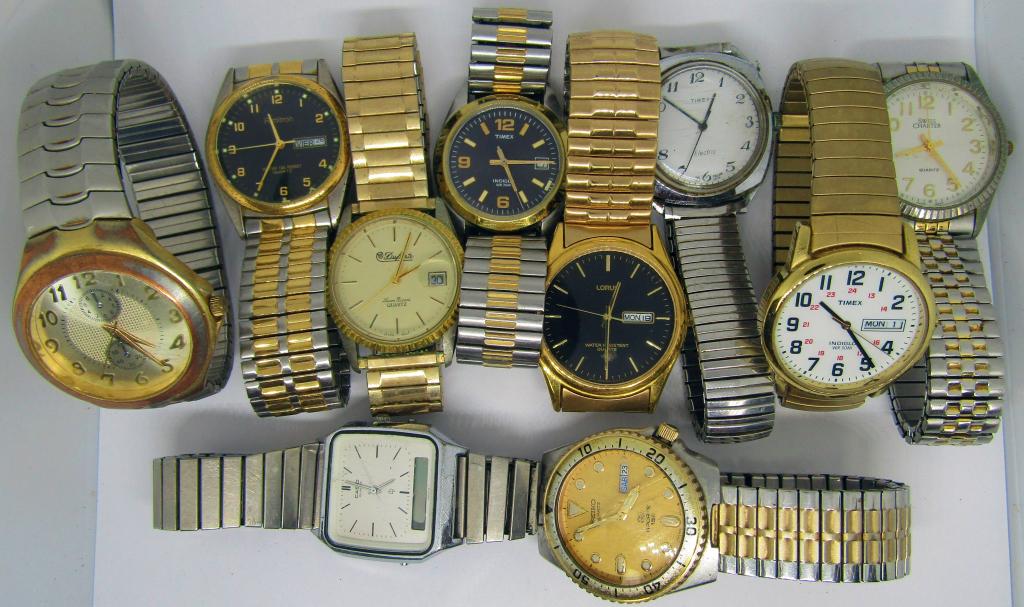 10-MEN'S WRISTWATCHES FOR PARTS/REPAIR (1 of 2)