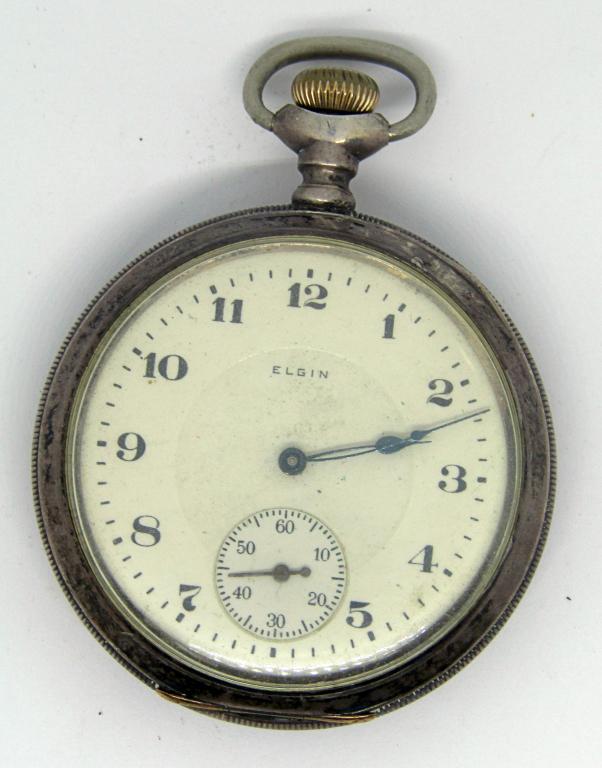 ELGIN NATL. WATCH CO. POCKETWATCH! GRADE 387; (1 of 3)