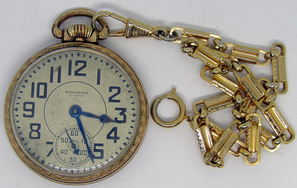AMERICAN WALTHAM WATCH CO. POCKET WATCH;: GRADE NO. 1621, 16S, 21J, PRODUCTION YEAR (EST) 1908; UNTESTED!