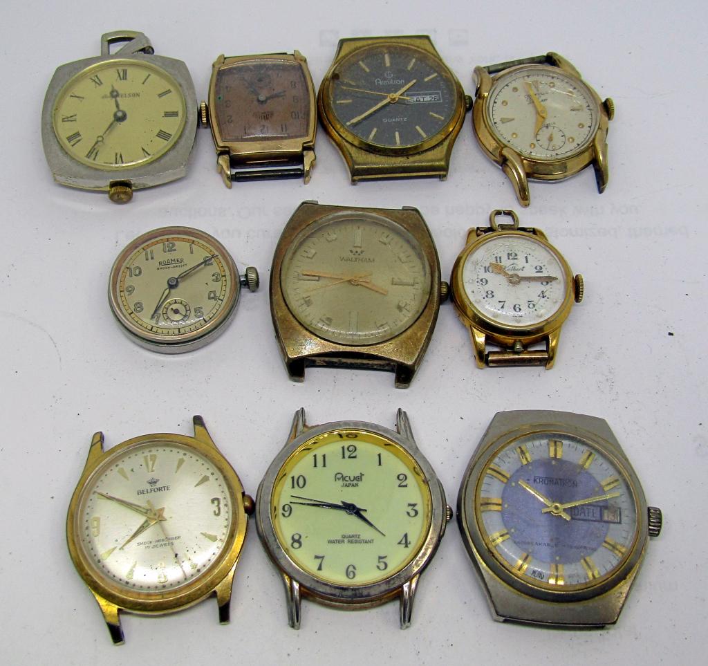 (10) WATCH FACES! ARMITRON,NELSON,&MORE! (1 of 2)