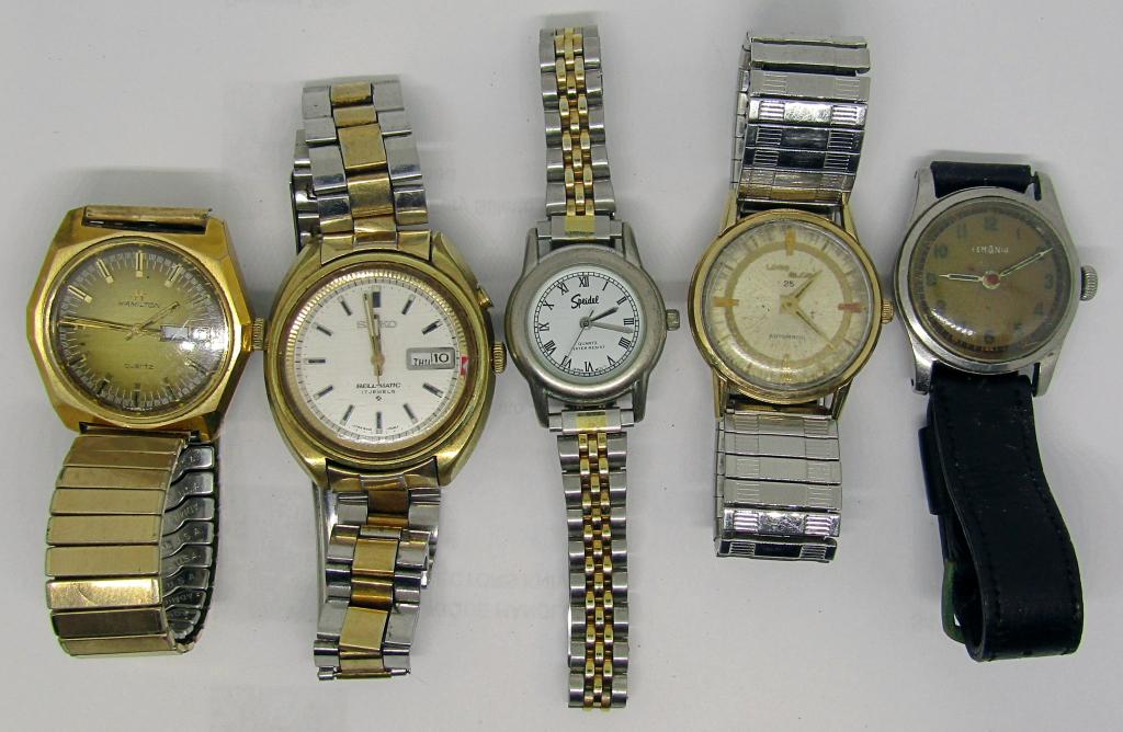 (5) WRISTWATCHES; SPEIDEL,SEIKO,AND MORE! (1 of 4)