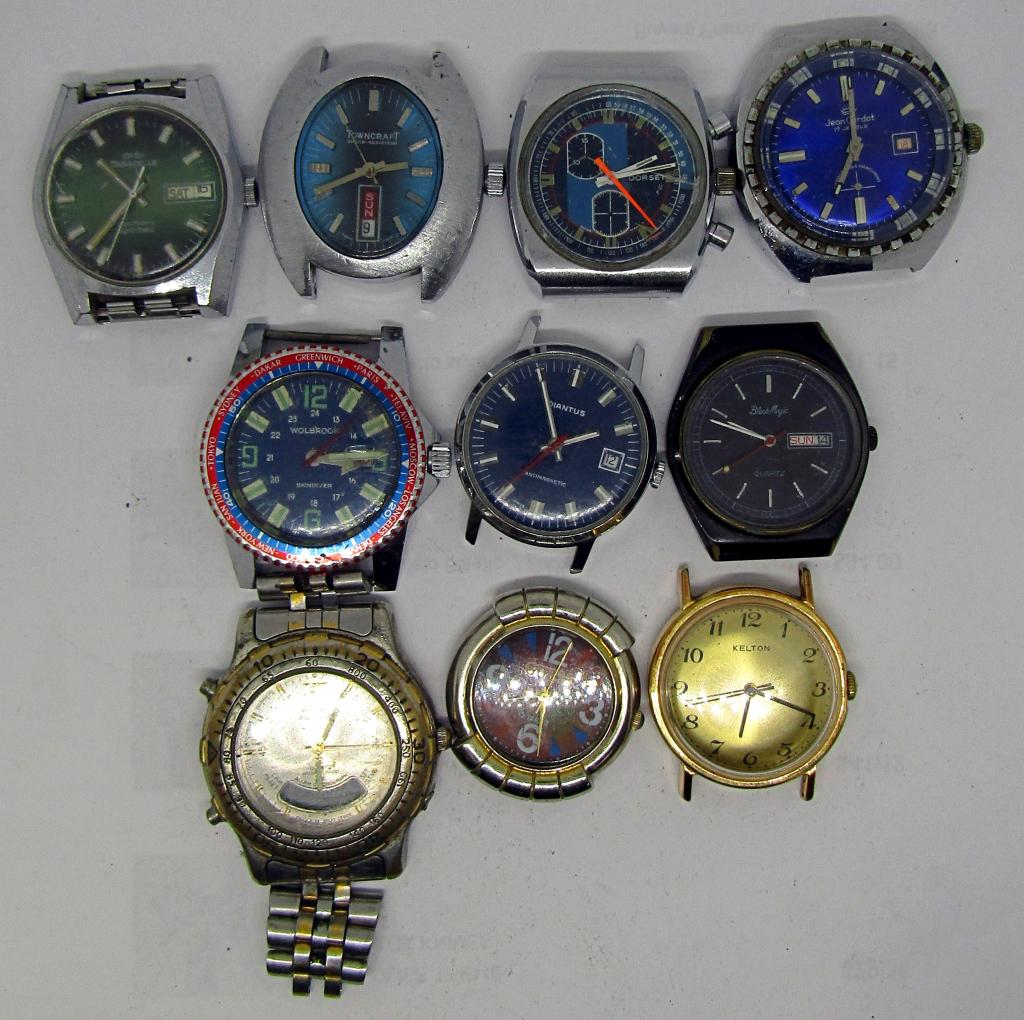 (10) WATCH FACES! GUESS, ARMITRON, AND MORE! (1 of 2)