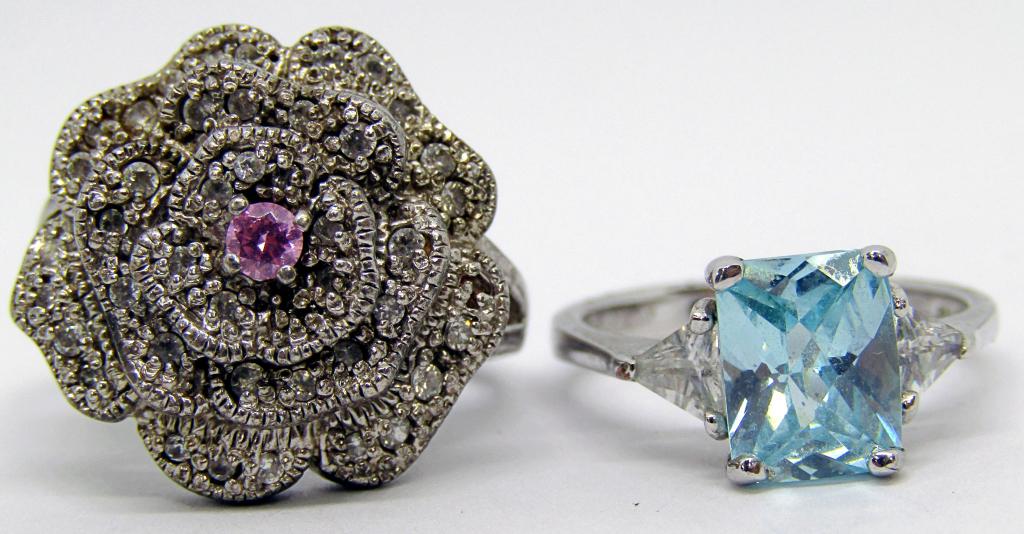 Fashion Bling Sterling rings (1 of 3)