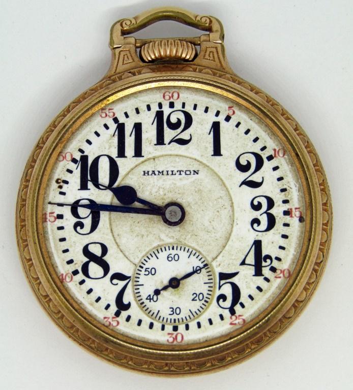 HAMILTON WATCH CO. GRADE 992, 16S, 21J; (1 of 3)