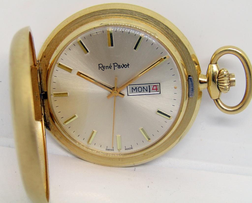 Rene Pavot Baylor Swiss Made Pocket Watch