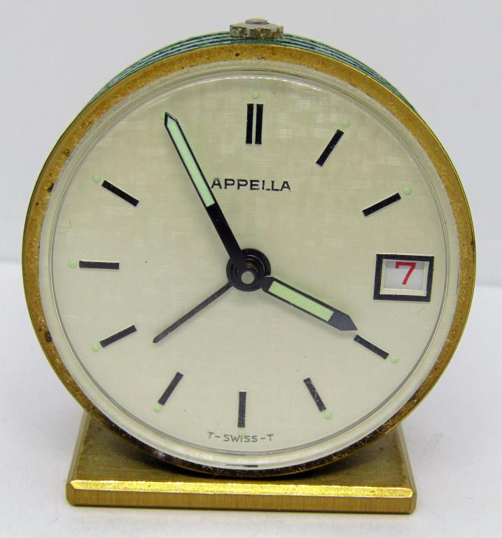 VTG APPELLA BREV DEM MINI ALARM CLOCK; DAY/DATE (1 of 2)