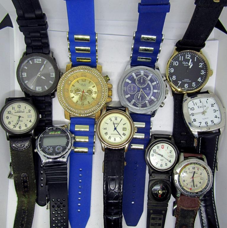 (10) MENS WATCHES; ICE KING,MILANO,OMAX&MORE (1 of 4)