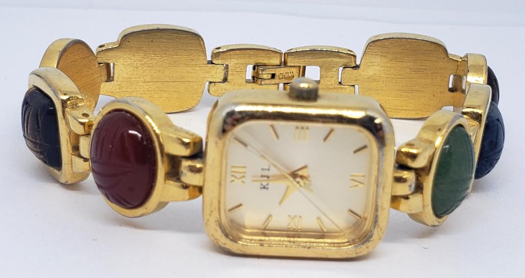Kjl Kenneth Jay Lane Gold Tone Scarab