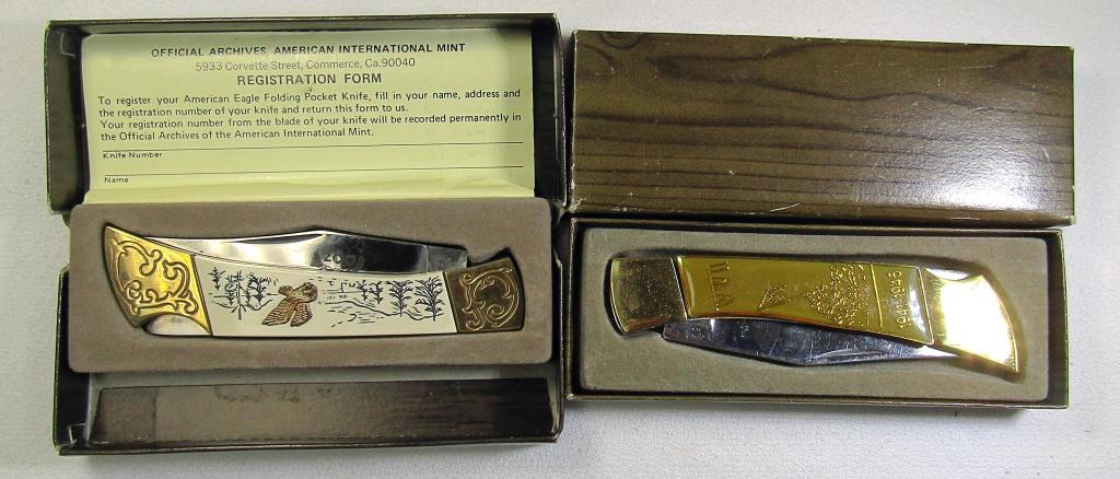 (2) AMERICAN INTERNATIONAL MINT; EAGLE, W.W.II (1 of 2)