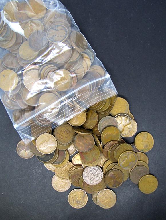 250 WHEAT CENTS (1909-1919) P-D-S: GREAT MIX