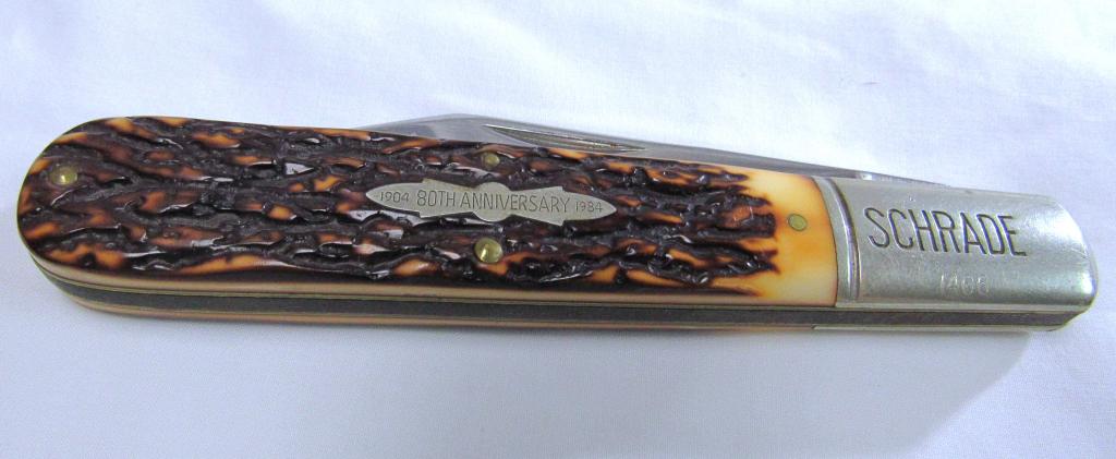 SCHRADE 80TH ANNIVERSAY KNIFE: USED CONDITION - GREAT SHAPE