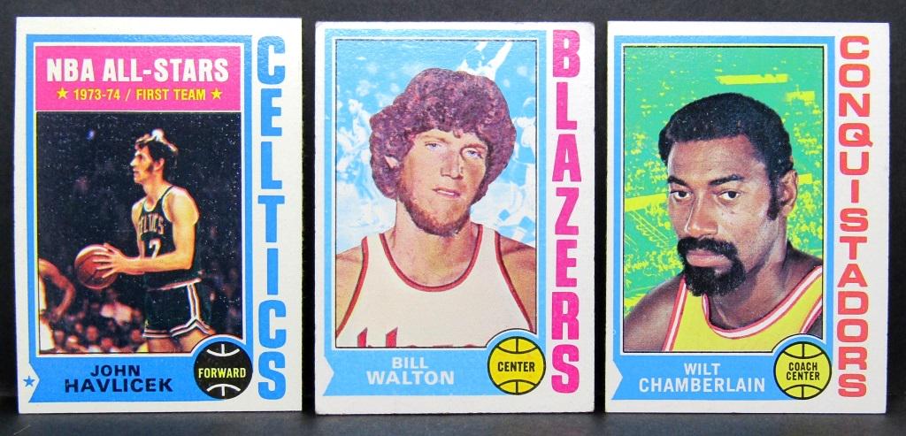 74/75 TOPPS BILL WALTON ROOKIE plus (2) STARS (1 of 2)