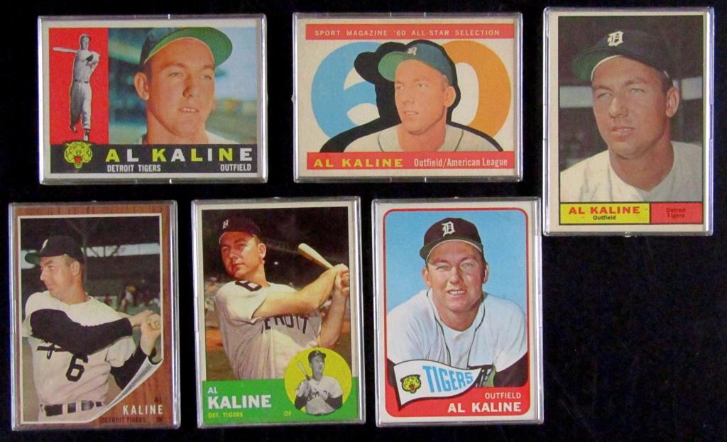 (6) AL KALINE CARDS 1960-1965 TOPPS (1 of 2)