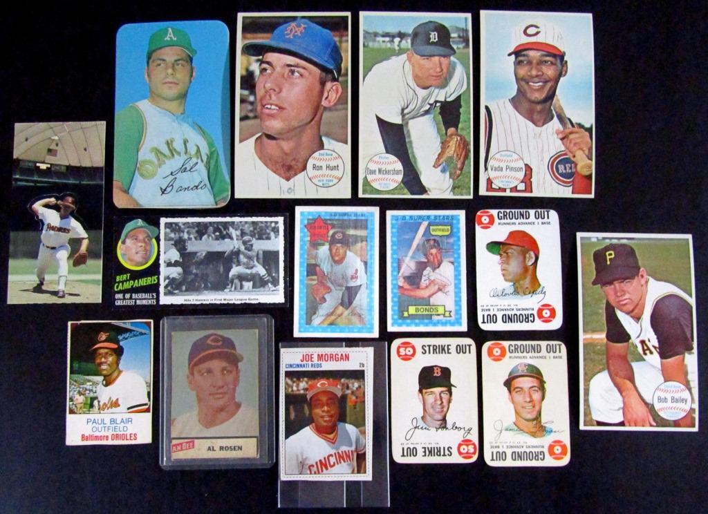 (15) BASEBALL ODD ISSUE CARDS 50'S, 60's, 70's (1 of 2)