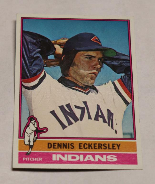 1976 Topps Dennis Eckersley Rookie Card (1 of 3)