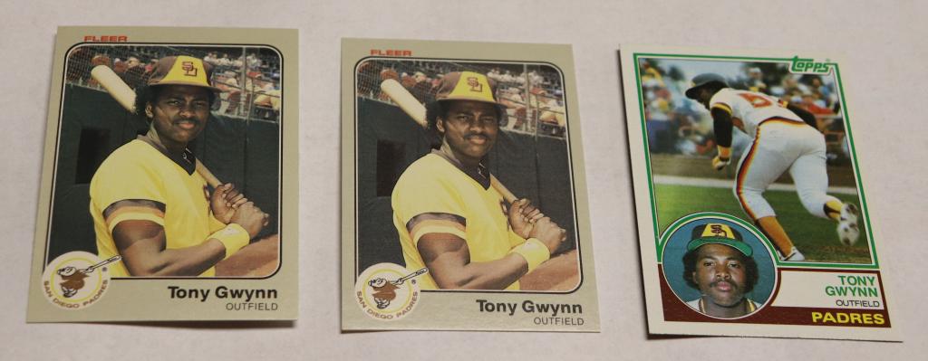 1983 Tony Gywnn Rookie Card Lot (3) (1 of 2)