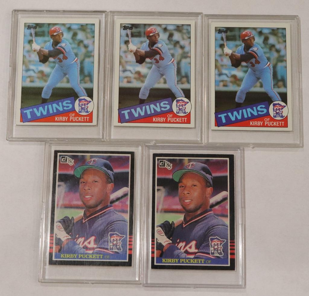 1985 Kirby Puckett Rookie Card Lot (5) (1 of 6)