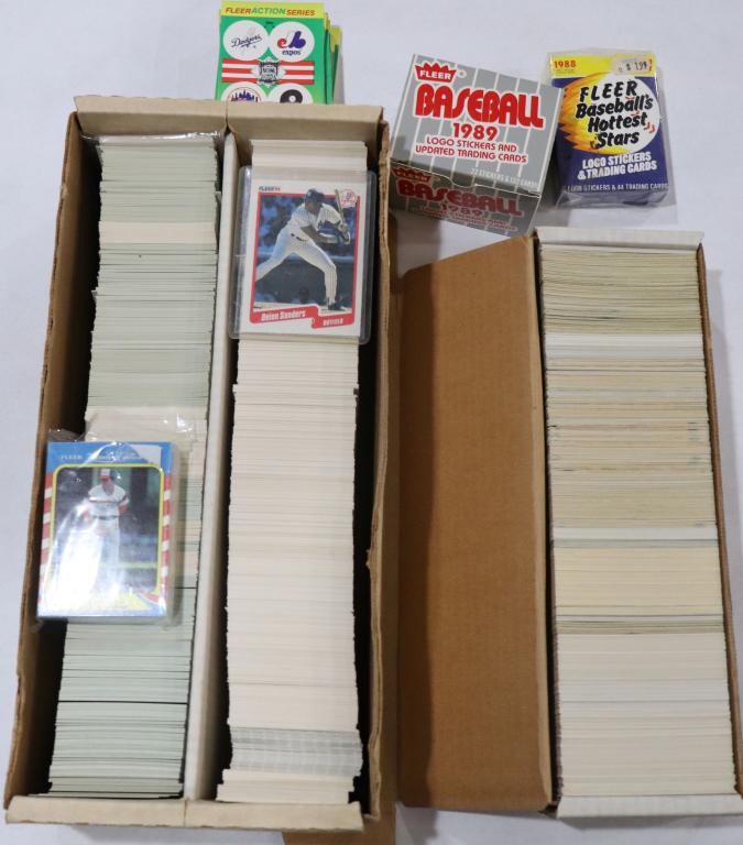 Lot of 1983-1992 Fleer baseball (2000+) (1 of 6)