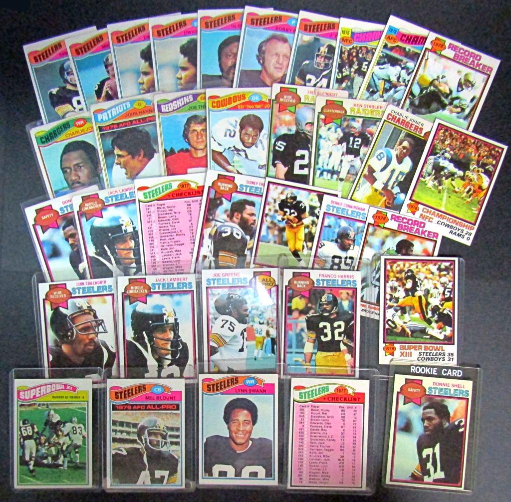 (18) 1977 TOPPS FOOTBALL (17) 1979 TOPPS FOOTBALL (1 of 2)