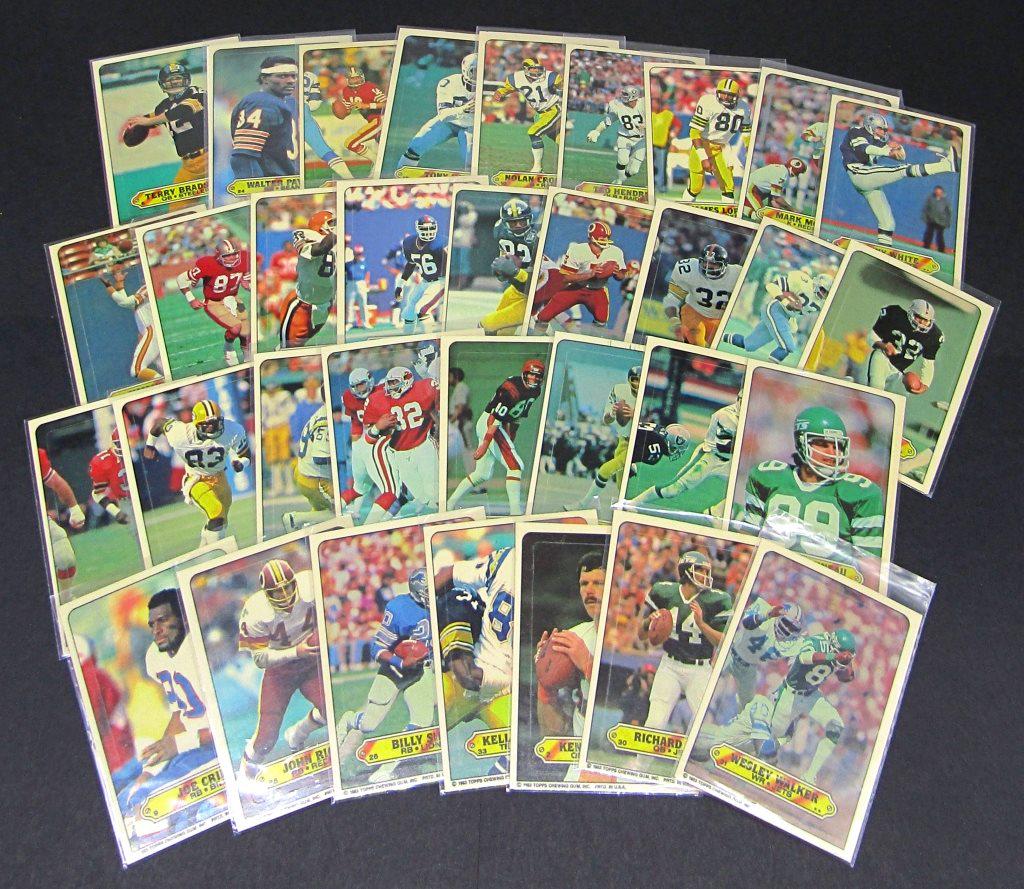 1983 Topps Football Sticker Insert set (1 of 2)