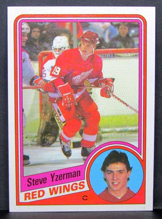 STEVE YZERMAN ROOKIE CARD 1984/85 TOPPS (1 of 2)