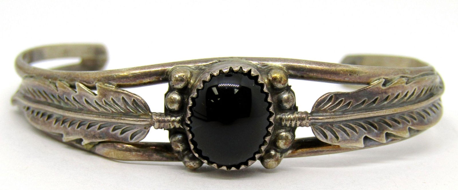 SOUTHWESTERN STERLING SPLIT SHANK CUFF WITH (1 of 5)